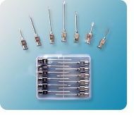 Copper Rectangle Hub Needles