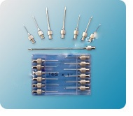 Copper Large Round Knurled Hub Needles