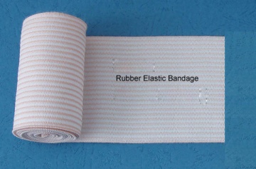 Rubber elastic bandage
